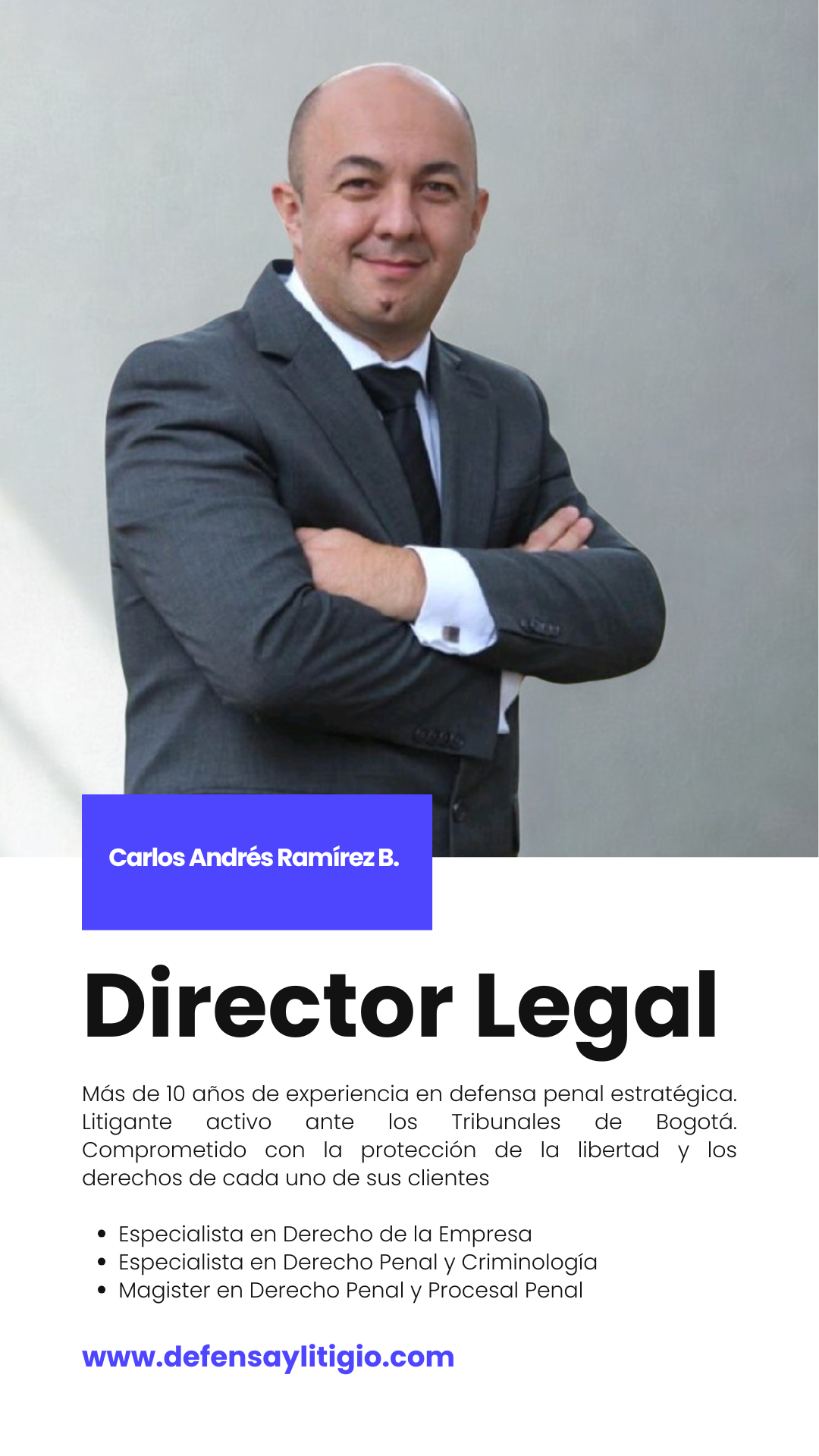 Carlos Andrés Ramírez B. - Director Legal